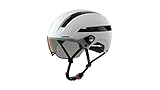Alpina Unisex-Erwachsene SOHO Visor V Fahrradhelm, White matt, 55-59