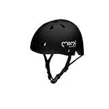 MoMi Mimi Kinderhelm verstellbar, Kopfumfang 47 – 58 cm (1-4 Jahre), stoß- und schlagfester Fahrradhelm für Kinder, 11 Lüftungsöffnungen, Schaumstoffpolsterung, Einstellbarer Kinnriemen