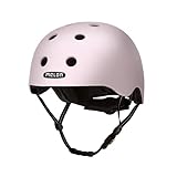 Melon »Tokyo« Leichter und Cooler Fahrradhelm für Damen, Herren und Kinder mit maximalem Schutz Größe M-L (52-58 cm) Rosa Pink Pastell Einfarbig
