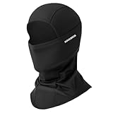 ROCKBROS Sturmhaube Balaclava Skimaske Winddicht Warm für Fahrrad Ski Motorrad Winter Unisex Einheitsgröße, Schwarz