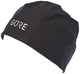 GORE Wear Winddichte Herren Fahrrad-Mütze, M WINDSTOPPER Beanie, Größe: ONE, Farbe: Schwarz, 100340
