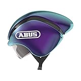 ABUS Zeitfahrhelm GameChanger TT - Aerodynamischer Fahrradhelm mit optimalen Ventilationseigenschaften für Damen und Herren - Lila, Größe L