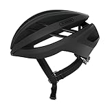 ABUS 77617 Fahrradhelm, Schwarz (Velvet Black), L (57-61 cm)