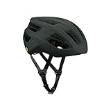 BBB Cycling Fahrradhelm für Herren und Damen mit Abnehmbarem Visier Radhelm Rennradhelm Dune MIPS 2.0 + travelbag BHE-22T Matt Olive Green L (58-61cm)