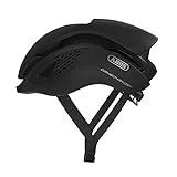 ABUS Unisex Rennradhelm GameChanger - Aerodynamischer Fahrradhelm mit optimalen Ventilationseigenschaften, Velvet black, L (59-62 cm)