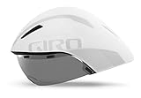 Giro Bike Unisex – Erwachsene Aerohead MIPS Fahrradhelme, White/Silver, M
