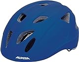 ALPINA XIMO L.E. - Leichter, Sicherer & Bruchfester Fahrradhelm Mit Optionalen LED-Licht Für Kinder, blue matt, 45-49 cm