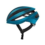 ABUS Rennradhelm Aventor - Fahrradhelm für professionellen Radsport - gute Ventilationseigenschaften - für Damen und Herren - Blau, Größe S