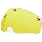 Victgoal Magnetische Fahrradhelmbrille Winddicht staubdicht Visier (Gelb)