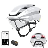 Lumos Ultra E-Bike Smart-Helm | NTA 8776 Zertifiziert | LED-Front- & Rücklichter | Einziehbares Visier | App-Steuerung | Für E-Bike, Scooter, Radfahren | Erwachsene, Männer, Frauen