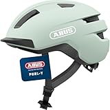 ABUS Fahrradhelm Purl-Y – geeignet für E-Bike und S-Pedelec – stylisher NTA-Schutzhelm für Erwachsene und Jugendliche – Grün (Mint Green), Größe L