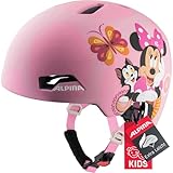 ALPINA Hackney - Leichter, Bruchfester & Optimal Klimatisierter Fahrradhelm für Kinder, Mit Nachrüstbarem LED für Gute Sichtbarkeit, Minnie Mouse, M (51-56 cm)