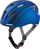 Alpina XIMO L.E. - Leichter, Sicherer & Bruchfester Fahrradhelm Mit Optionalen LED-Licht Für Kinder, Blue matt, 45-49 cm