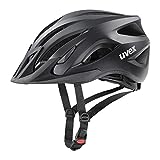 uvex viva 3 - leichter Allround-Helm für Damen und Herren - individuelle Größenanpassung - waschbare Innenausstattung - black matt - 52-57 cm