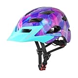 Exclusky Fahrradhelm Kinder Jungen, Kinder Fahrradhelm Mädchen für BMX Helm Kinder Radhelm Skaterhelm Verstellbar Kinderhelm Kinderfahrradhelm Fahrrad Helm Kind 50-57CM (ab 5-13 Jahre)