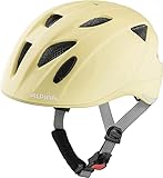 ALPINA Ximo LE Kinder Fahrradhelm (Größe: 47-51 cm, 40 Pastel/Yellow matt)