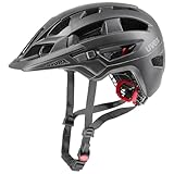 uvex Finale 2.0 - sicherer MTB-Helm für Damen und Herren - individuelle Größenanpassung - erweiterbar mit LED-Licht - Black matt - 56-61 cm
