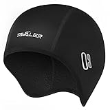 Tavaler Fahrradmütze Herren Damen, Wintermütze Herren, Helmmütze Fahrrad Thermal, Winddicht, Warm Mütze Fahrradhelm für Radfahren Laufen Outdoor (52-60)
