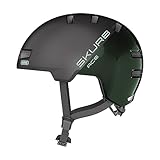 ABUS Stadthelm Skurb ACE - Stylischer Fahrradhelm im Alltag, beim Skaten, BMX-Fahren oder Longboarden - Grün (Moss Green), Größe L