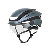 Lumos Ultra Smart-Helm | Fahrradhelm | Vorder- und Rücklicht (LED) | Blinker | Bremslichter | Bluetooth-Verbindung | Erwachsene: Herren, Damen (Charcoal Black, Größe: M-L)