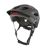 O'NEAL | Mountainbike-Helm | Enduro All-Mountain | Belüftungsöffnungen für Kühlung, Polster waschbar, Robustes ABS | Helmet Defender Nova | Erwachsene | Schwarz Grau | Größe L/XL