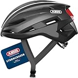 ABUS Rennradhelm StormChaser - Leichter und komfortabler Fahrradhelm für professionellen Radsport für Damen und Herren - Titan (gräulich), Größe S