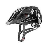 uvex Quatro - sicherer MTB-Helm für Damen und Herren - individuelle Größenanpassung - waschbare Innenausstattung - All Black - 56-60 cm