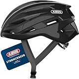 ABUS Rennradhelm StormChaser - Leichter und komfortabler Fahrradhelm für professionellen Radsport für Damen und Herren - Schwarz (shiny black), Größe S