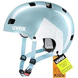 uvex Kid 3 - robuster Fahrradhelm für Kinder- individuelle Größenanpassung - optimierte Belüftung - Cloud-White - 55-58 cm
