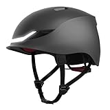 Lumos Street Smart-Helm | Urban | Skateboard-, Roller- und Fahrradzubehör | Vorder- und Rücklicht (LED) | Blinker | Bremslichter | Bluetooth-Verbindung | Erwachsene: Männer, Frauen (Charcoal Black)