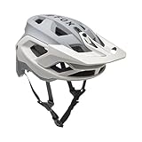 Fox Racing Speedframe Helmet 5050 - Unisex - Mountainbike Helm, Optimale Passform, Hochwertige Belüftung,LT Grey,M