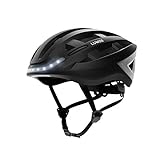 Lumos Kickstart Smart-Helm | Fahrradzubehör | Vorder- und Rücklicht (LED) | Blinker | Bremslichter | Bluetooth-Verbindung | Erwachsene: Männer, Frauen (Charcoal Black)