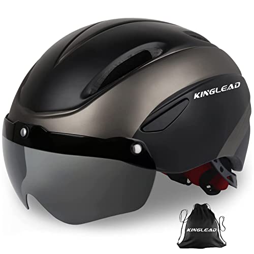 KINGLEAD Fahrradhelm mit Visier