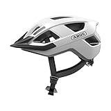 ABUS Fahrradhelm Aduro 3.0 – Sportiver City-Helm in stilvollem Design für alltägliche und sportliche Touren – für Damen und Herren – Weiß, Größe M