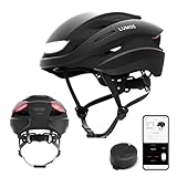 Lumos Ultra Smart-Helm | Fahrradhelm | Vorder- und Rücklicht (LED) | Blinker | Bremslichter | Bluetooth-Verbindung | Erwachsene: Herren, Damen (Charcoal Black, Größe: M-L)