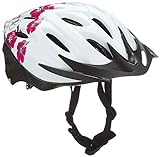 FISCHER Erwachsene Fahrradhelm, Radhelm, Cityhelm Hawaii, S/M, 54-59cm, weiß pink