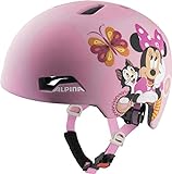 ALPINA HACKNEY DISNEY - Leichter, Bruchfester & Optimal Klimatisierter Disney Fahrradhelm Mit Nachrüstbarem LED Für Kinder, Minnie Mouse, 51-56 cm