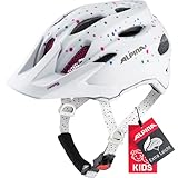 Alpina A9702 Fahrradhelm, Weiß Polka Dots, 51-56 cm