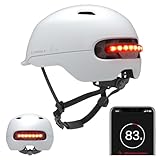 LIVALL Smart Cityhelm, Fahrradhelm für Erwachsene mit Auto-Sensor-LED Rücklicht, LED-Rückleuchten, Blinker, rRadhelm für Stadtpendler Einstellbare Größe für Männer und Frauen