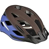FISCHER Erwachsene Fahrradhelm, Radhelm, Cityhelm Urban Jaro, S/M, 52-59cm, mit beleuchtetem Innenring-System