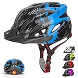 Kinderhelm, RaMokey Fahrradhelm Kinder mit Licht, Fahrradhelm für Jungen und Mädchen im Alter von 3 bis 13 Jahren, verstellbarer Kinderhelm (50–59 cm) für Fahrrad, Roller, Skaten und Radfahren