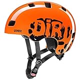 uvex Unisex-Youth Kid 3 Fahrradhelm, Dirtbike Orange, 51-55 cm