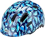 ABUS Unisex Jugend Fahrradhelm, Blau (Blue Car), S (45-50 cm)