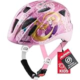 Alpina XIMO Disney - Leichter, Sicherer & Bruchfester Disney Fahrradhelm Mit Optionalen LED-Licht Für Kinder, Rapunzel Gloss, 49-54 cm