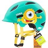 uvex OYO Style - Leichter Fahrradhelm für Kinder - individuelle Größenanpassung Mustern - Monster Lagoon matt - 45-50 cm