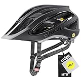 uvex unbound MIPS - sicherer MTB-Helm für Damen und Herren - MIPS-Sysytem - individuelle Größenanpassung - all black matt - 58-62 cm, all black mat
